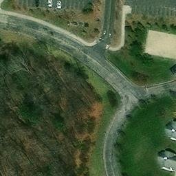 Mansfield Beach Volleyball Court #6 — aerial view