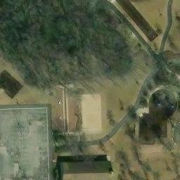 Westmont Beach Volleyball Court #3 — aerial view