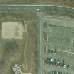 Lisle Beach Volleyball Court — aerial view