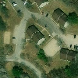 Mansfield Beach Volleyball Court #3 — aerial view