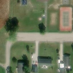 Galien Township Beach Volleyball Court — aerial view
