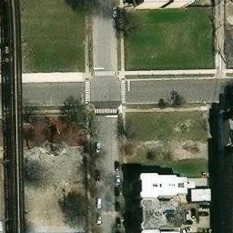 HARDING (GEORGE) Volleyball Courts — aerial view