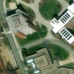Sand Volleyball Court in Mansfield, CT — aerial view