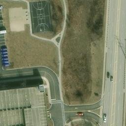 Naperville Beach Volleyball Court #12 — aerial view