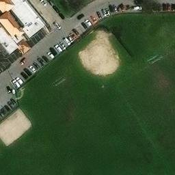 CURIE (MARIE) Volleyball Courts — aerial view