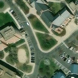 Sand Volleyball Court in Mansfield, CT — aerial view