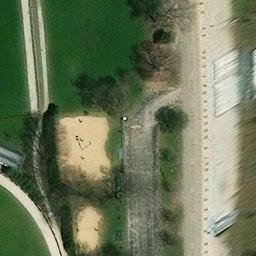 La Grange Beach Volleyball Court #3 — aerial view