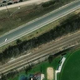 STARS & STRIPES Volleyball Courts — aerial view