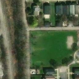 MICEK (FRANK) Volleyball Courts — aerial view