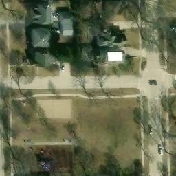Hinsdale Beach Volleyball Court #1 — aerial view