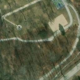 Naperville Beach Volleyball Court #9 — aerial view