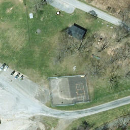 Accord Beach Volleyball Court — aerial view
