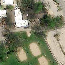DuPage County Beach Volleyball Court #9 — aerial view