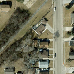 Aurora Beach Volleyball Court #21 — aerial view