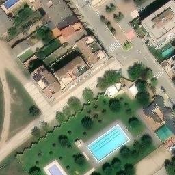 Volei platja — aerial view