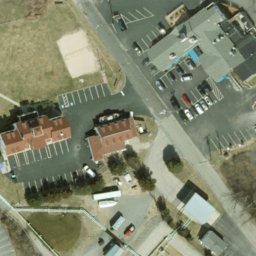 Sandwich Beach Volleyball Court #3 — aerial view