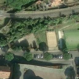 Volleyball Court — aerial view