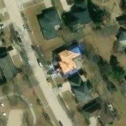 Willowbrook Beach Volleyball Court #4 — aerial view