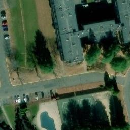 Burnside Beach Volleyball Court — aerial view