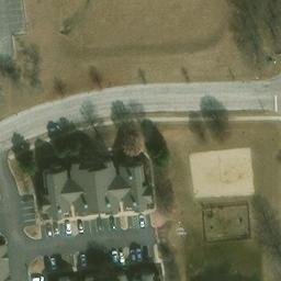 Aurora Beach Volleyball Court #18 — aerial view
