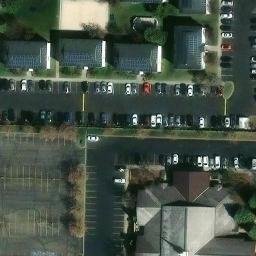 Logan Beach Volleyball Court #8 — aerial view