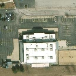 Aurora Beach Volleyball Court #15 — aerial view