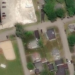 Barrington Beach Volleyball Court #2 — aerial view