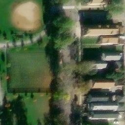 RUSSELL (MARTIN) SQUARE Volleyball Courts — aerial view