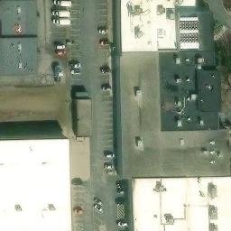 sand volleyball court — aerial view