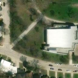 HAYES (FRANCIS) Volleyball Courts — aerial view
