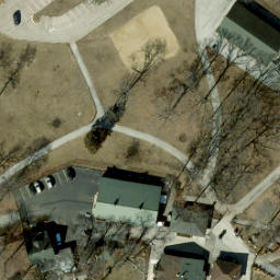 Aurora Beach Volleyball Court #9 — aerial view