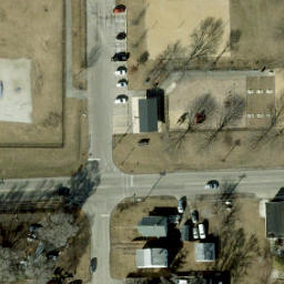 Aurora Beach Volleyball Court #7 — aerial view