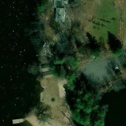 Sand Volleyball Court in Farmington, CT — aerial view