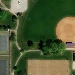 Ankeny Beach Volleyball Court #7 — aerial view