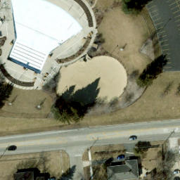 Aurora Beach Volleyball Court #4 — aerial view