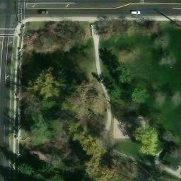 Logan Beach Volleyball Court #4 — aerial view