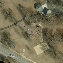 Montgomery Beach Volleyball Court #3 — aerial view