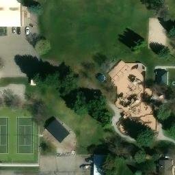 River Heights Beach Volleyball Court — aerial view