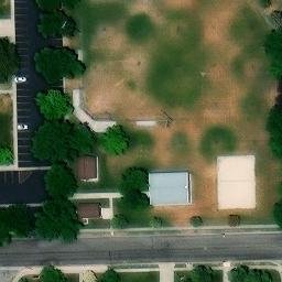 Tremonton Beach Volleyball Court — aerial view