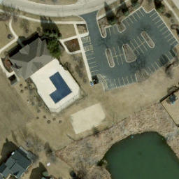 Montgomery Beach Volleyball Court #2 — aerial view