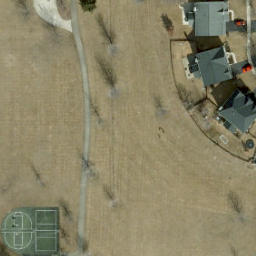 Montgomery Beach Volleyball Court #1 — aerial view