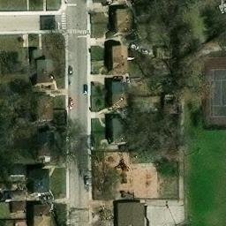 BRADLEY (JOSEPHINE) Volleyball Courts — aerial view