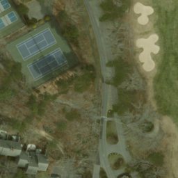 Yarmouth Beach Volleyball Court — aerial view
