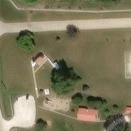 Audubon Beach Volleyball Court #1 — aerial view