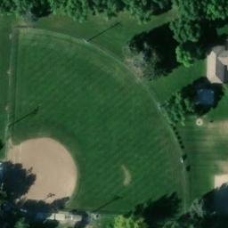 Mendon Beach Volleyball Court — aerial view