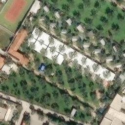 Sand Volleyball Court — aerial view