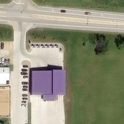 Tiffin Beach Volleyball Court #1 — aerial view