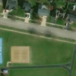 Oswego Beach Volleyball Court #4 — aerial view