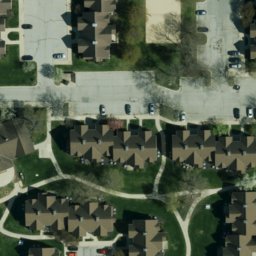 Notre Dame Beach Volleyball Court #5 — aerial view