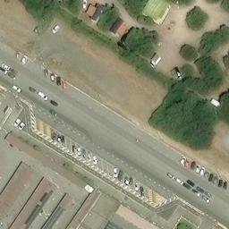Sand Volleyball Court — aerial view